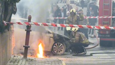 yer alti elektrik kablolari patladi bir otomobil alev alev yandi d1c66d745230 |