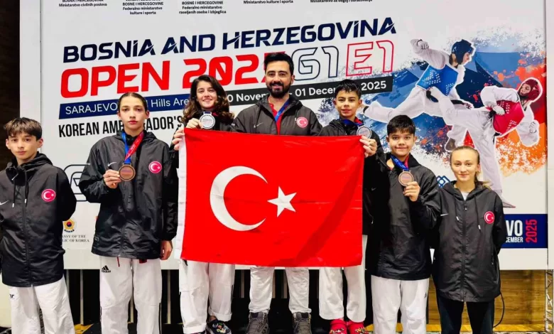 aliagali taekwondocular saraybosnadan madalyalarla dondu 041afbefe07f |