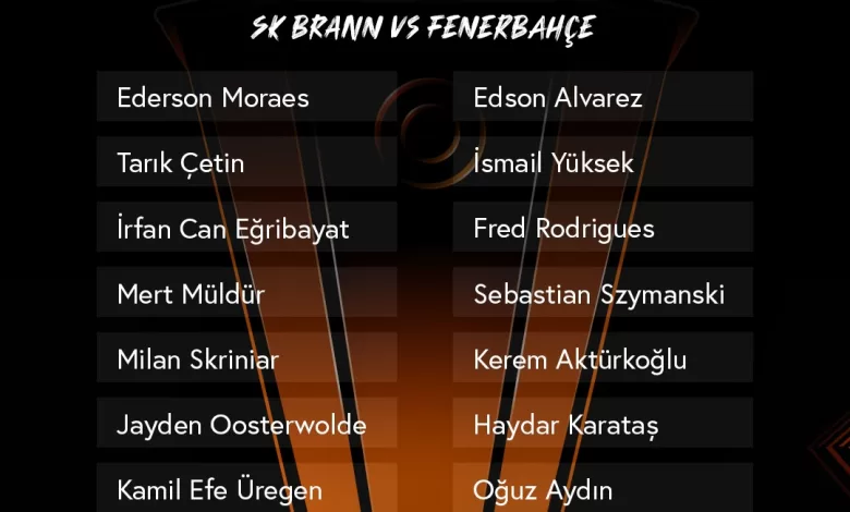 fenerbahcenin brann maci kamp kadrosu belli oldu 44984a54a987 |