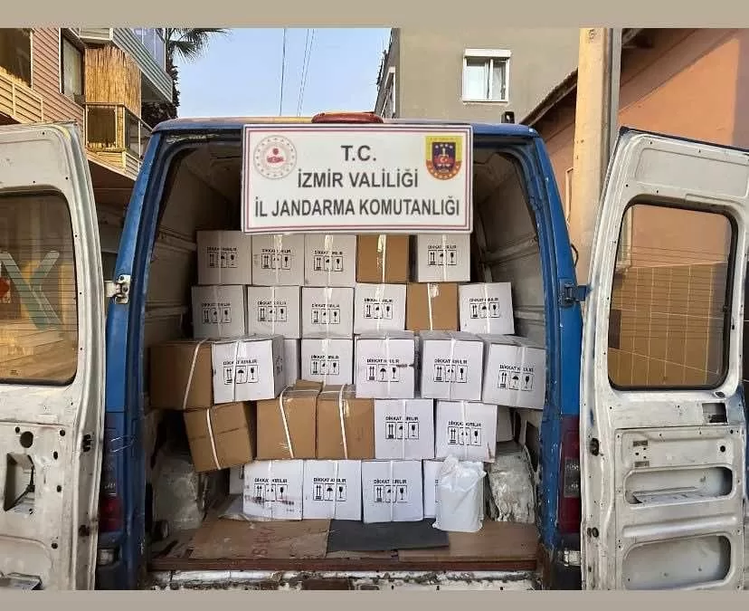 İzmir’de yeni yıl öncesi kaçak alkol operasyonu
