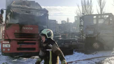 ankarada yediemin otoparkindaki tir yangini kontrol altina alindi acba31791826 |